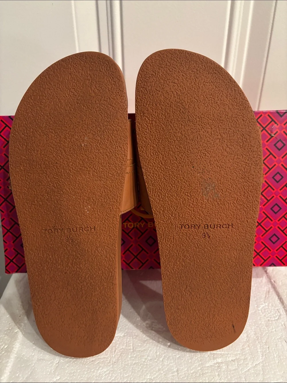 Tory Burch Everly Anatomic Cloud Paris Nappa Leather Slides